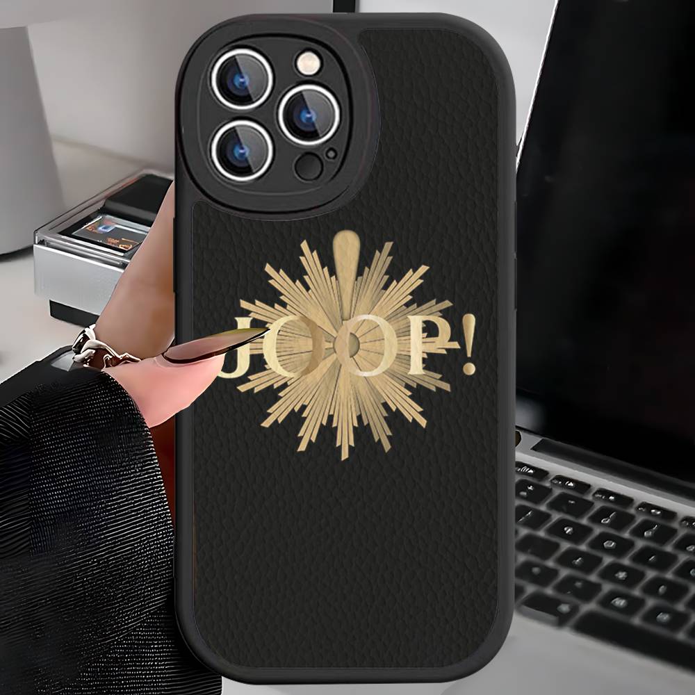 Modemarke J-Joop Leder Handyhülle Für IPhone 16 15 14 17 Pro Max 11 12 Mini Plus Weiche Hülle