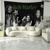Bob Marley Wall Tapestry Aesthetic Wall Hanging Printed Fabric Blanket Decorative Tapestries for Bedroom Living Room Home Decor