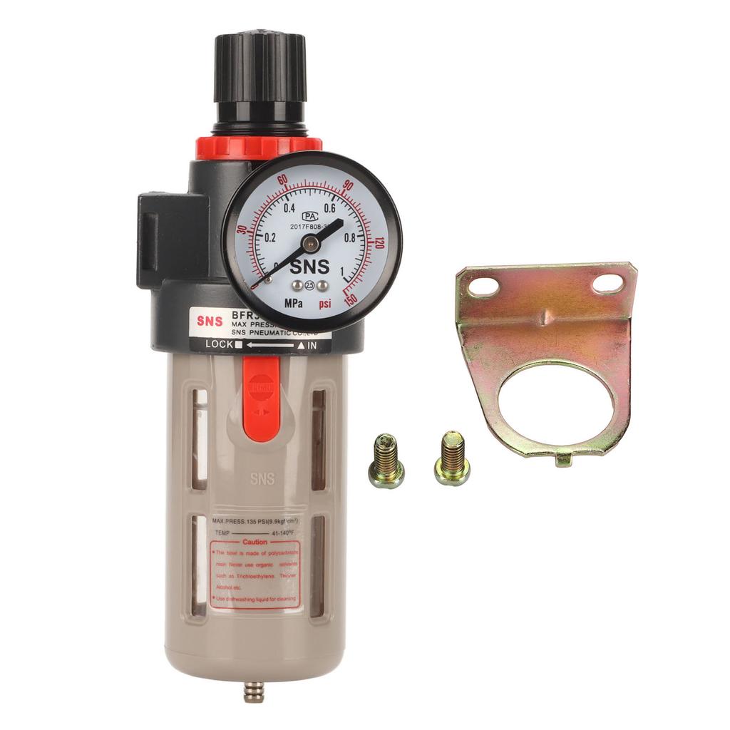 Air Compressor Filter Oil Water Separator Pressure Regulator G3 8 1.0MPA for Replacement