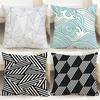 Geometric Line Texture Cushion Cover Comfortable Reversible Pillow Cover Ideal For Car Sofa Bedroom & Beyond