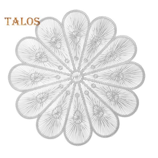 PVC Placemat Heat Insulation Table Mat Cup Pads Non-Slip Coaster for Dining Table Protects Table from Burns Stains Home Kitchen Bar Decor