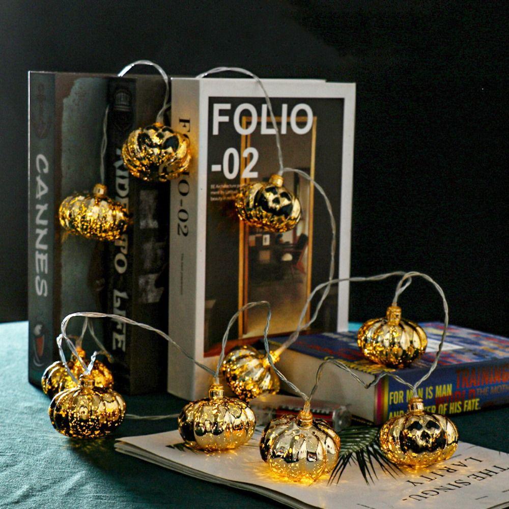 Waterproof Pumpkin Lantern Strings Creative Night Light Halloween Decorative LED Lanterns  Indoor