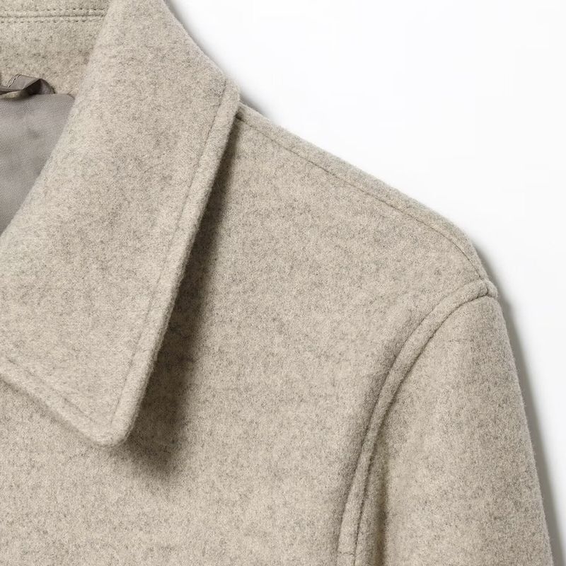 Kaslead New Women Clothes Western Style Fashion Simple Regular Version with Collar Outerwear 1289747