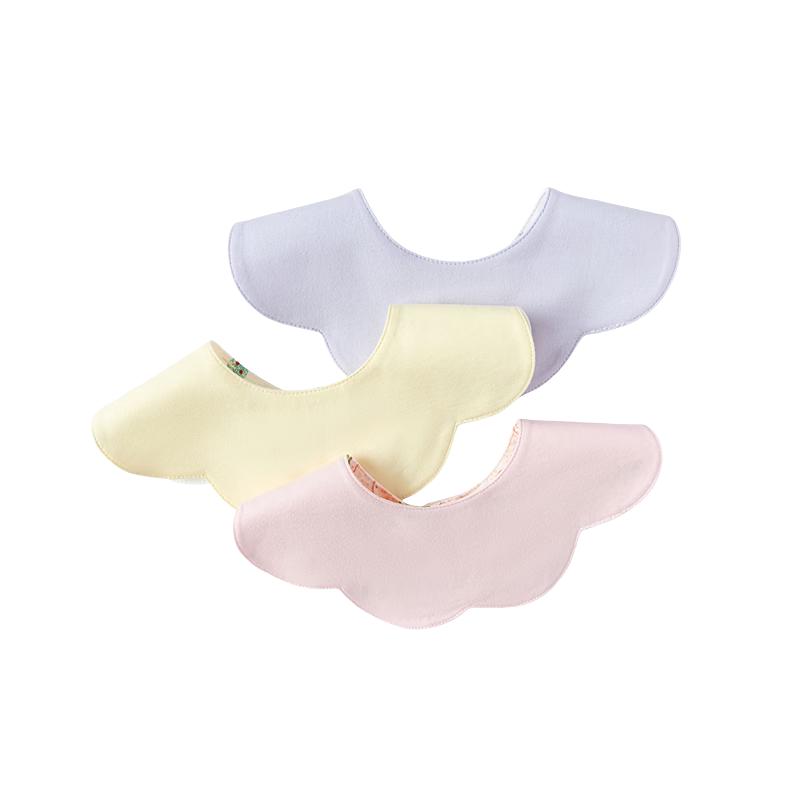 

Balabala Newborn Sweet Three-piece Bib Set 80