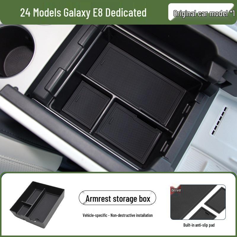 Geely Galaxy L6/L7/E8/Xingjian 7 Center Console Armrest Storage Box - Fits 25 Models