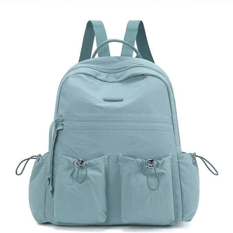 Fashion Versatile Cute Backpack Ladies Large Capacity School Light Commuter Versatile Drawstring Backpack