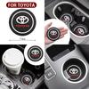 Toyota Car Cup Holder Coasters 2Pack, Anti-Slip Silicone Waterproof Auto Cup Mat, Universal Car Interior Accessories for Toyota