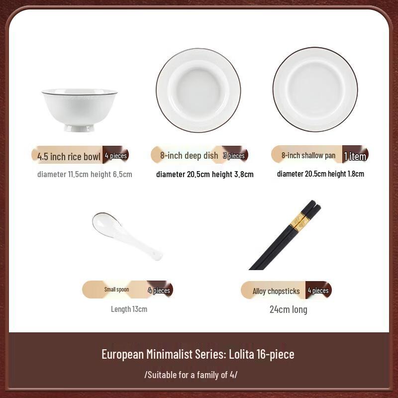 Maud Lanka Nordic Ceramic Dinnerware Set
