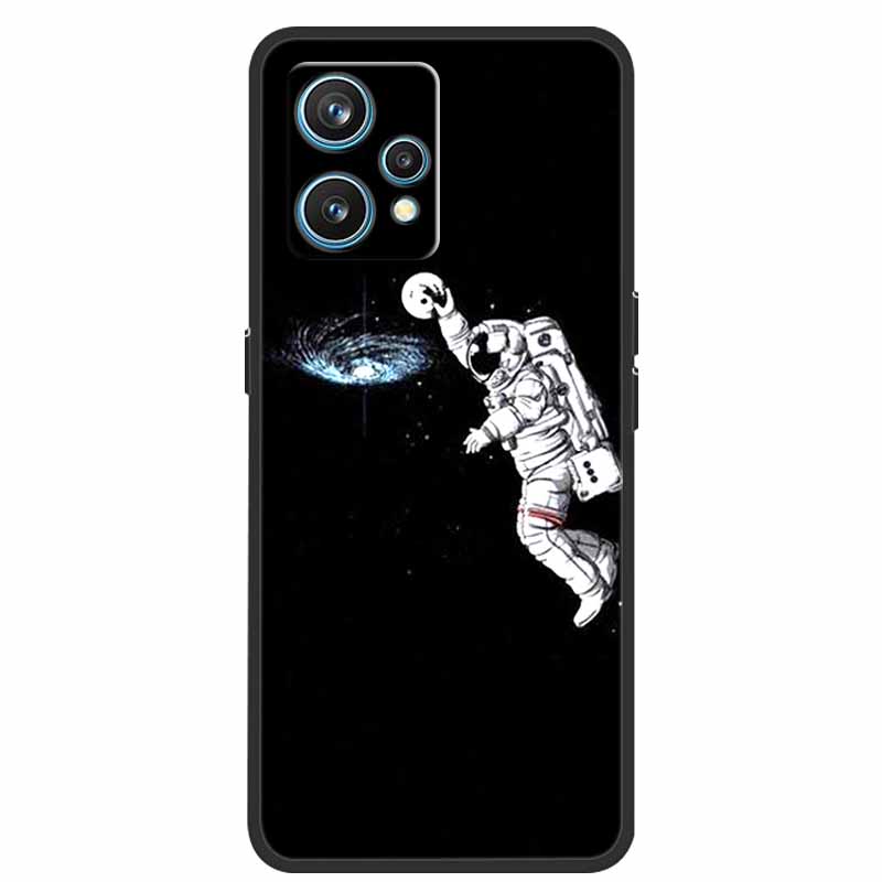 For Realme 9 Case RMX3521 Shockproof Soft silicone TPU Back Cover For Realme9 4G Phone Cases Realme 9 6.4 inch Cute Cartoon Bag