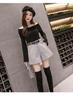 Women's Casual High-Waisted Wool-Blend Wide-Leg Shorts - Early Autumn/Winter 2026