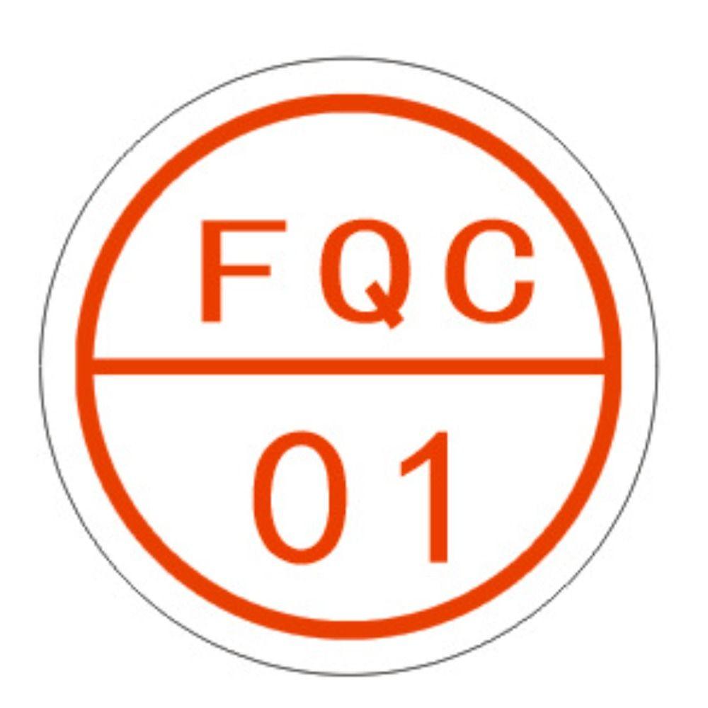 Engraved QA QC Inspect Stamp Self-Inking Quality Inspection Stamp Quality PASS Stamp  Office Supply