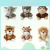 Jungle Animal Lion Tiger Giraffe Stuffed Toy Wholesale Stock