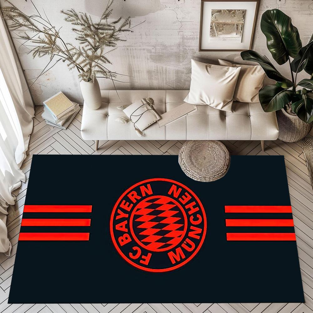 Bayern Munich Football Crest 1 Square Rugs Are a Great Choice for Living Rooms, Bedrooms, Home Décor, and As Gifts