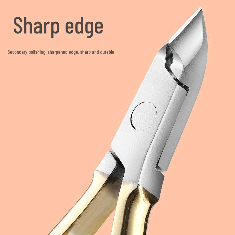 Adler Schnabel Nagelknipser: Pediküre-Schere aus Edelstahl für abgestorbene Haut und Nagelrillenpflege