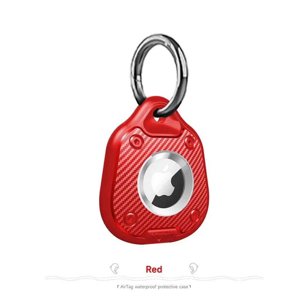 Husă Compactă Impermeabilă pentru AirTag pentru Tracker de Poziție Apple Airtag Cheie Animal de Companie Trei Huse Protectoare Design Durabil și Portabil