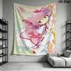Puella Magi Madoka Magica Wall Tapestry Aesthetic Wall Hanging Printed Fabric Blanket Decorative Tapestries for Bedroom Living Room Home Decor