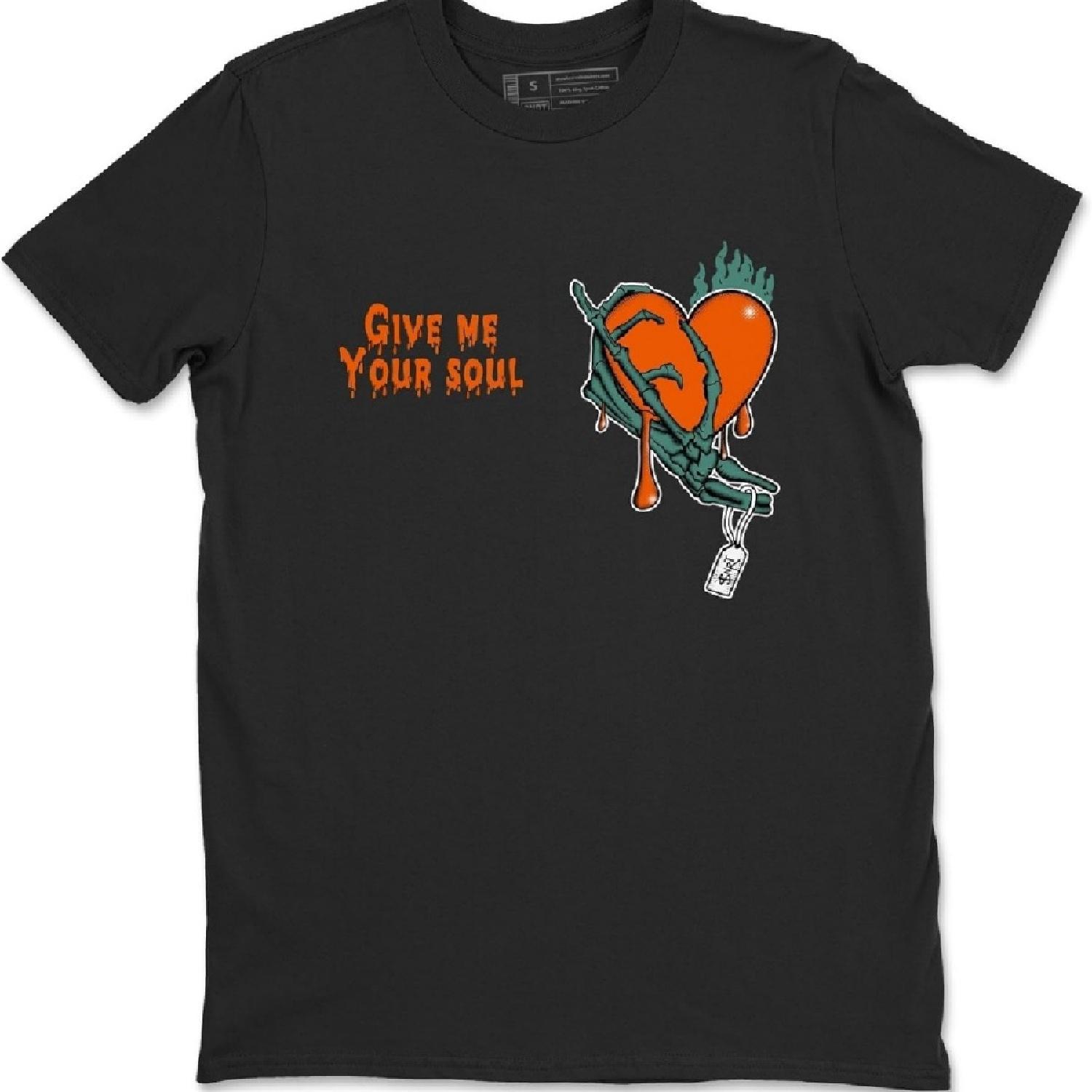 

Dunks Ceramic Design Printed Give Me Your Soul Sneaker Matching T-Shirt XXXXXL чорний