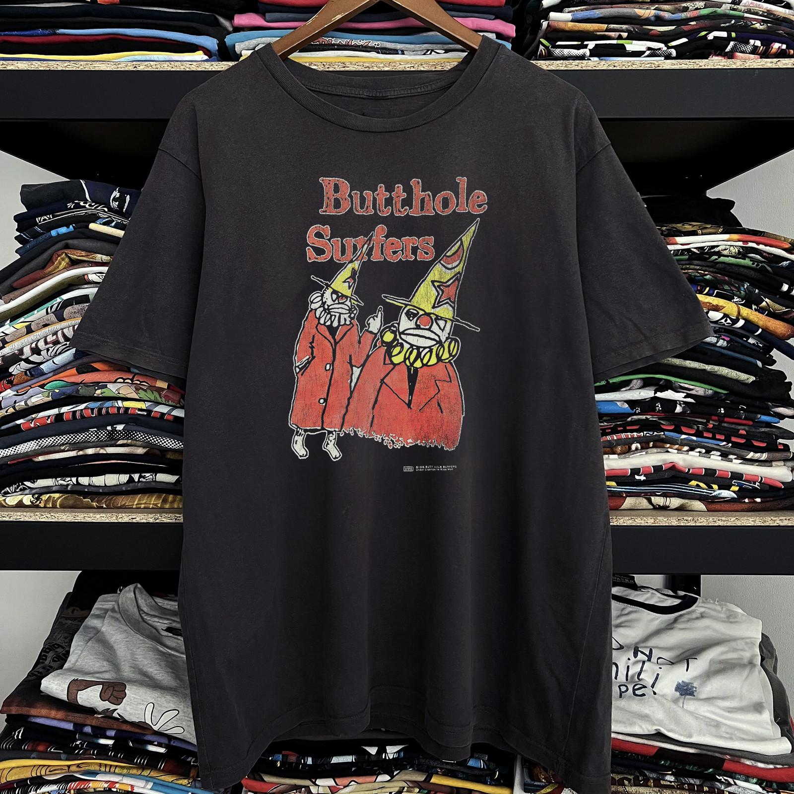 1996 Butthole Surfers Rare T-Shirt Black S 2XL