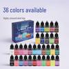 Candle Pigment - 36 Color Options for DIY Handmade Soap & Silicone, High-Concentration Dye Essence
