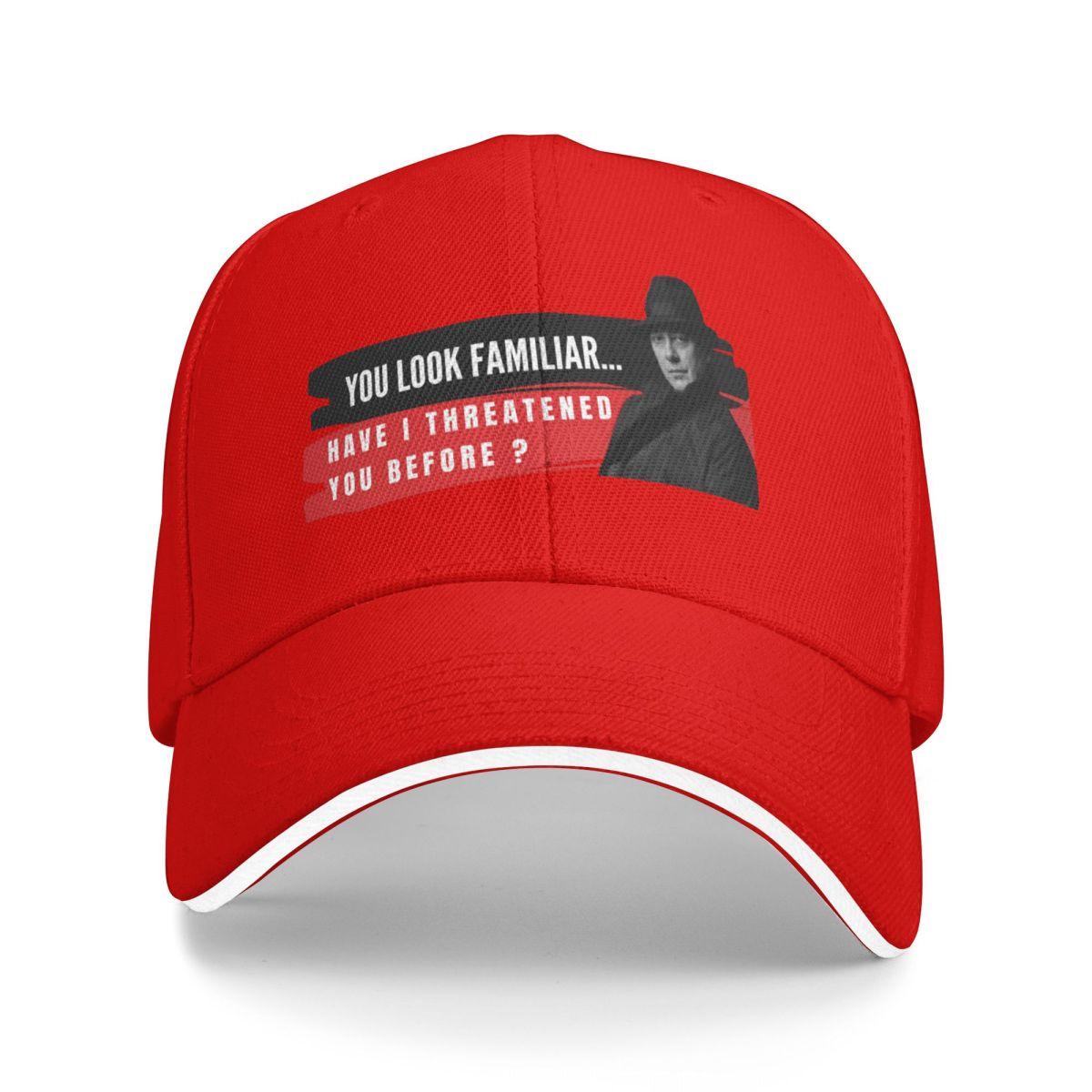 Baseball Caps You Look Familiar Have I Threatened You Before The Blacklist Raymond Red Reddington Graphic Unisex Women Summer Hats One Size