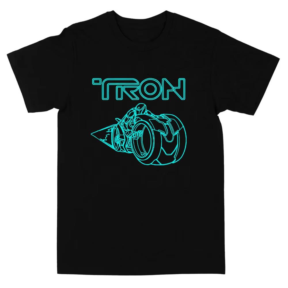 

TRON Ares Tshirts Rock Band NINE INCH NAILS T-shirt Cotton Short Sleeve Loose Male Tees Unisex Streetwear Film Graphic Print ... S разноцветный