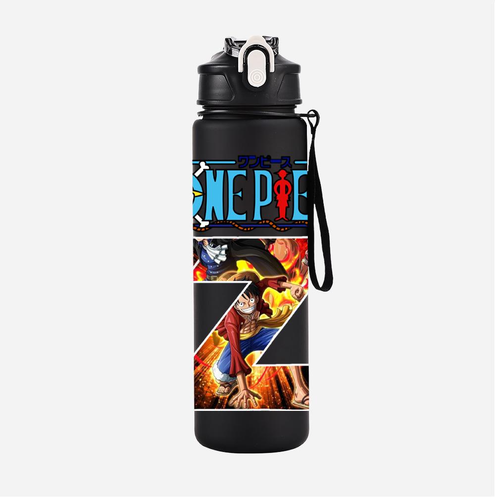 Anime A-Z English Letter Printed Large Capacity Water Cup Demon Hunters Outdoor Portable Drinking Bottle for Boy Girl Gift