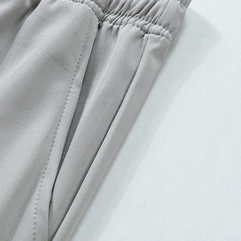 MIIOW Men's Summer Ice-Feel Straight-Leg Casual Pants