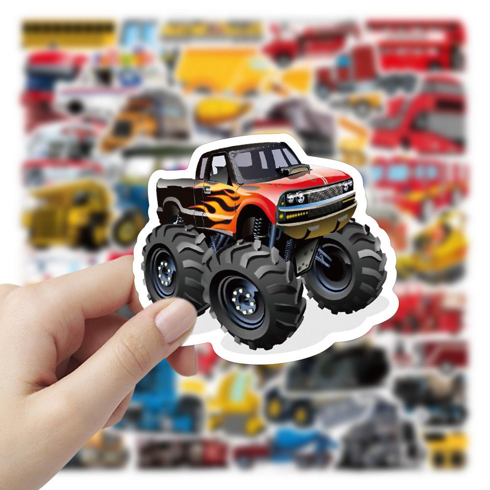 50 sheets of new cartoon mixed kids stickers car fridge notebook thermos cup decorated waterproof stickers