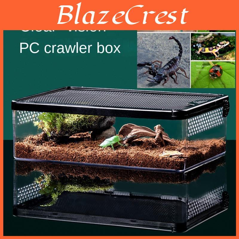Breeding Box Breeding Crawler And Box Horn Frog Hamster Snake Cage Turtle Tank Small Pet Anti Escape Crawler Box Pet Supplies