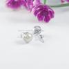 Fresh Water Pearl Stud Earring, 925 Sterling Silver Studs, Round Natural Pearl Earrings, Gift for Her, Birthday Studs, Handmade Earrings