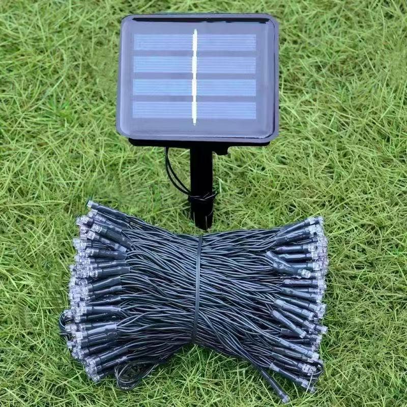 Colorful Waterproof LED Solar String Lights - Starry Sky Garden and Balcony Decoration