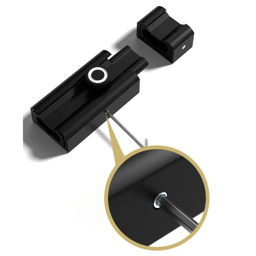 No Punching Sliding Door Bolt Aluminum Zinc Zinc Alloy Door Buckle Luminous Door Buckle Closet Window Door