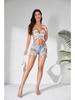 Hoge Taille Denim Shorts met Kwastjes, Pailletten en Scheuren voor Dames