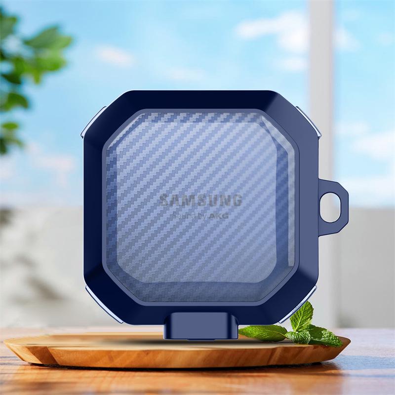 Samsung BudsCore Buds2 Pro Transparent Carbon Fiber Protective Case