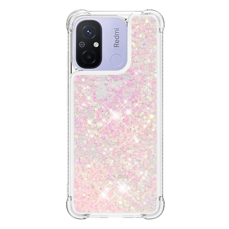 Pre Xiaomi Redmi 12C Puzdro Trblietavé Dynamické Tekuté Puzdro na Pre Fundas Xiaomi Redmi 12C Mi Kryt na Telefón Xiomi Redmi12C 12 C Coque