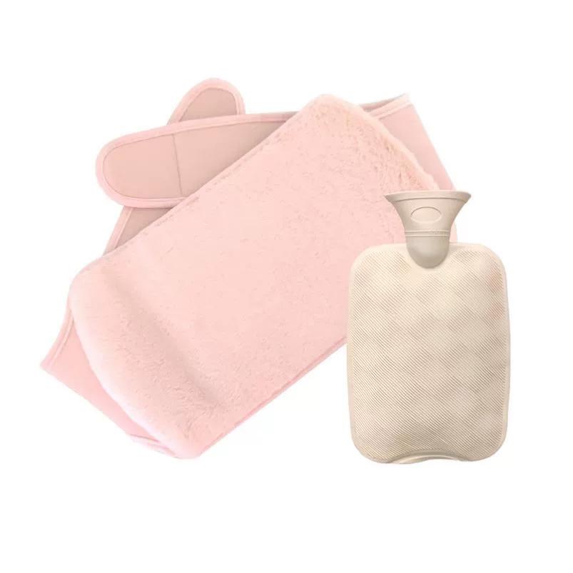 Extra-Large, Large-Capacity 9-Liter Water-Filled Hot Water Bag, Imitation Rabbit Fur, Large Pvc Water-Filled Waist-Protecting Hot Compress Warm Water