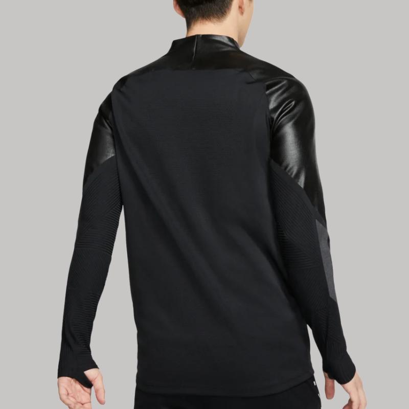 Nike Vapor Knit Strike Fermuarlı Panel Spor Kapüşonlu Sweatshirt Erkek kapüşonlular BQ5835-010