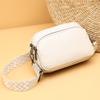 New Trendy and Fashionable Genuine Leather Women's Bag One-shoulder Crossbody Bag  Top Layer Cowhide Square Bag