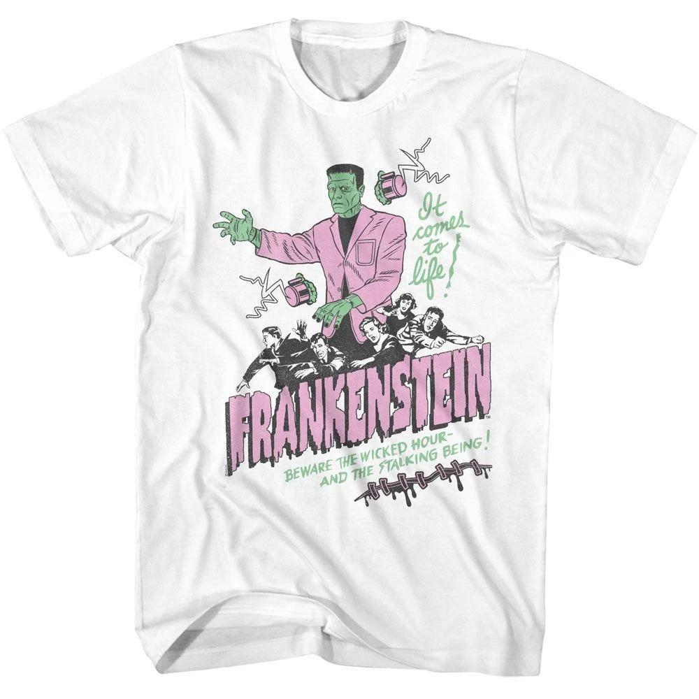 Universal Monsters It Comes To Life White Movie Shirt 150