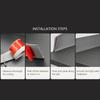 Self Adhesive Wall Base Moulding Trim 4 Inch x 3.28 Feet Home Decoration