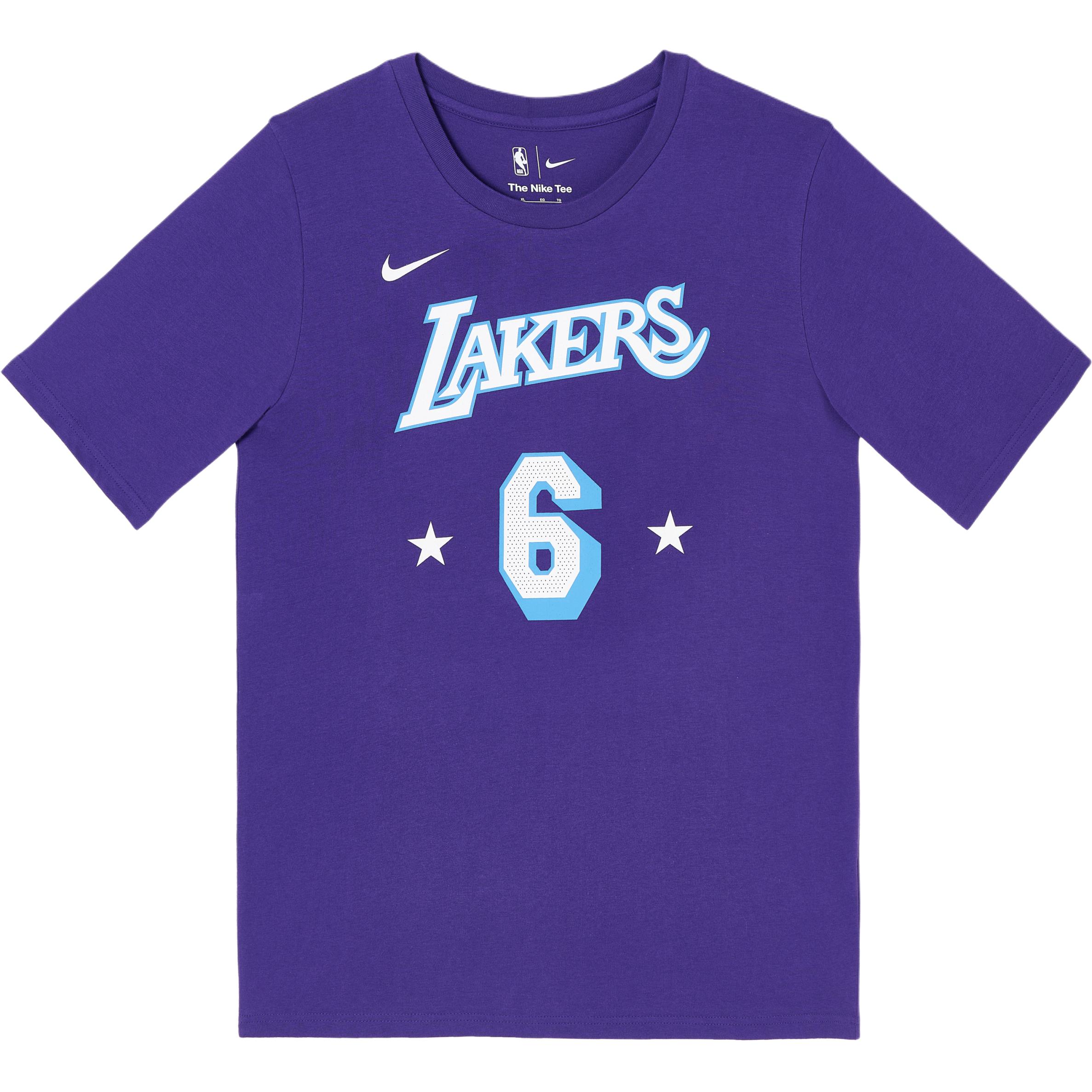 

Nike Футболка Коллаборация НБА НБА Лос-Анджелес Лейкерс Двойной Логотип Звезды Леброн Джеймс Спорт Баскетбол Короткий Рукав Детские Топы 3Z2B7FEKB-LAK06 M