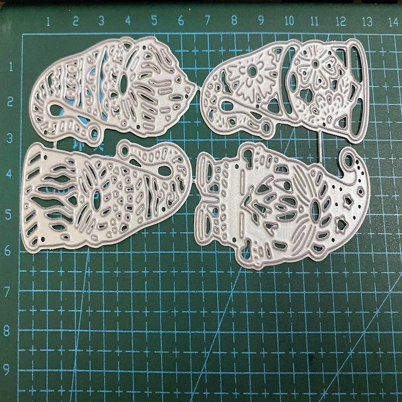 Santa Claus Metal Cutting Dies Hands Cut Die Mold Decoration Scrapbook Paper Embossing Folder Photo Album Decorative Craft