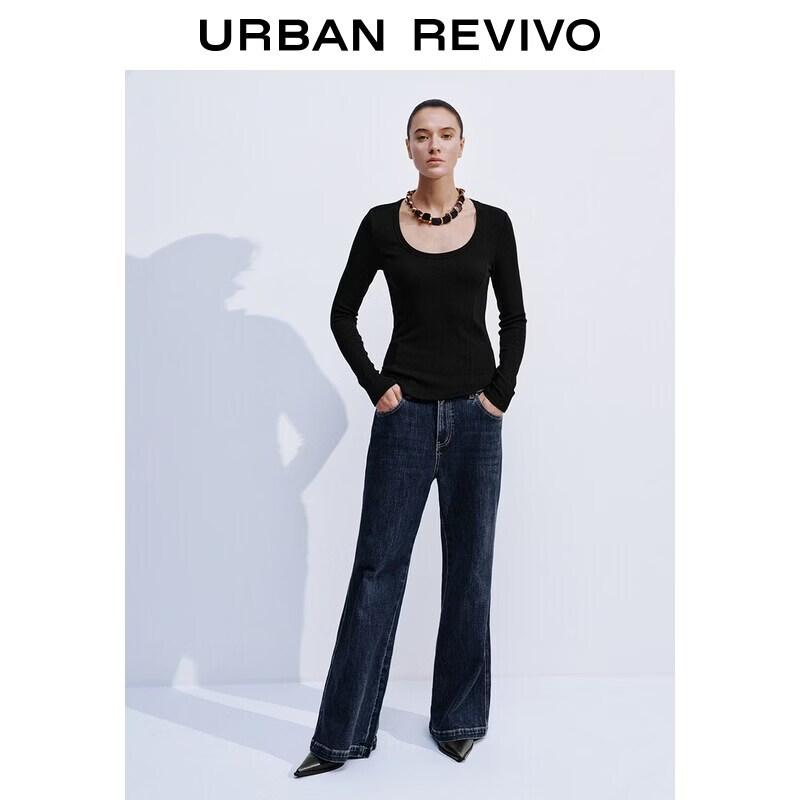 UR Women's Slim-Fit Short-Length Long-Sleeve T-Shirt