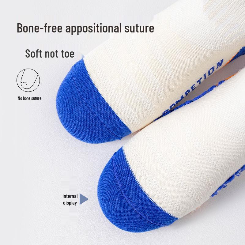 Pro Kids' Mid-Length Basketball Socks for Boys & Teens, High-Top, Real Game Training