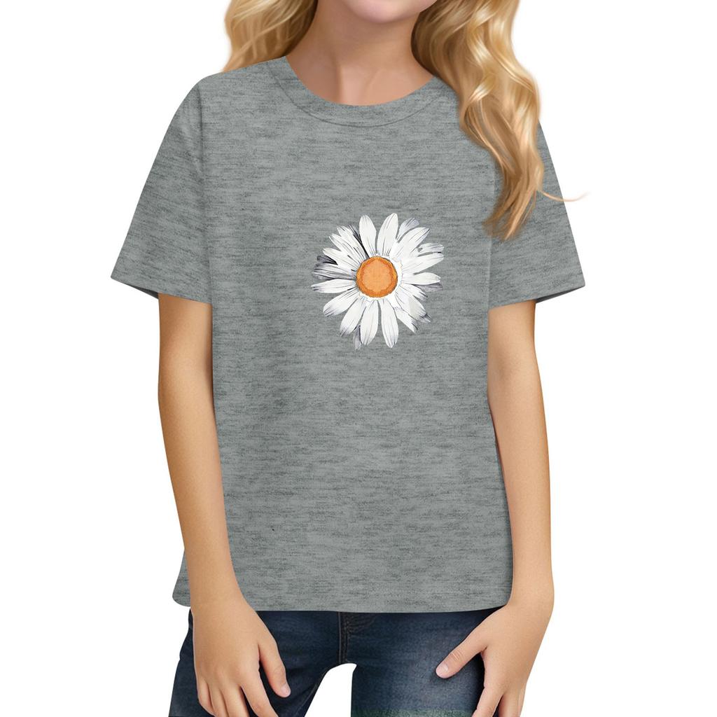 Kinder T-Shirt mit kurzen Ärmeln, Farbe, für den täglichen lässigen Gebrauch