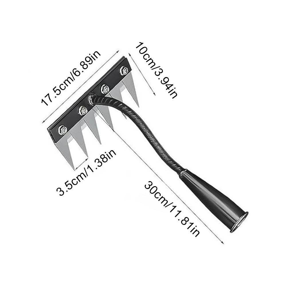 Stal węglowa Motyka do pielenia Grabie Stal nierdzewna Ogrodowe chwastowniki Ukorzenianie trawy Spulchnianie gleby Ręczne pielenie Usuwanie Wyciągacz Narzędzia ogrodnicze