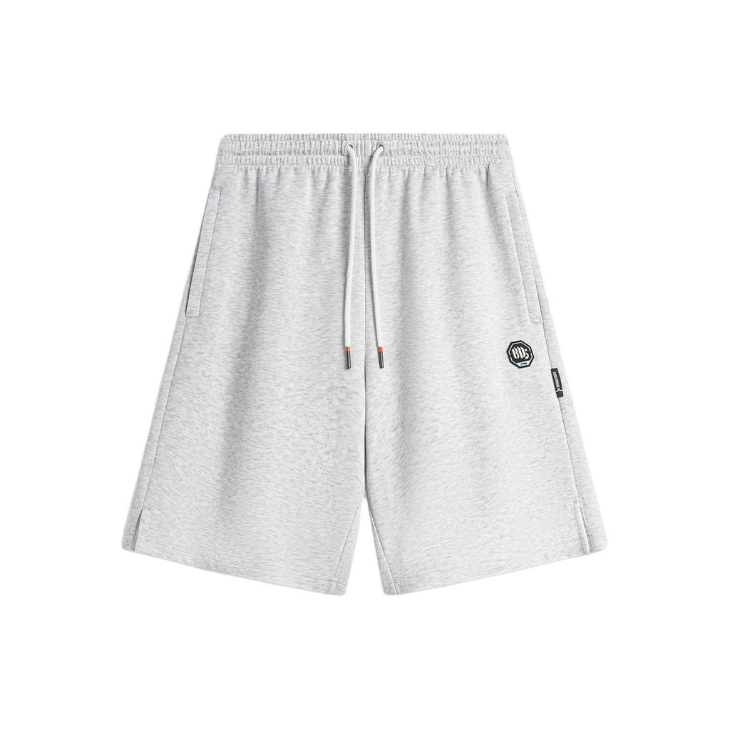 Li Ning Casual Shorts Men's Heather Gray Deep Antarctic Gray AKSU441-4
