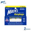 MACK'S Silicone Earplugs for Sleep, Snoring Reduction, and Soundproofing