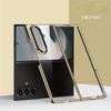 Luxury Electroplated Transparent Phone Case for Samsung Galaxy Z Fold 7 6 5 Shockproof Protective PC TPU Hard Back Cover Fold 7
