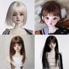 Awen Bjd Wig Mohair 1/4, 1/6 BJD Bangs Straight Short High-layered Long Hair for 30-40cm BJD DD SD Doll Hair In Multiple Colors